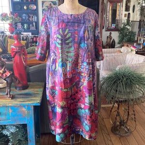 Colorful Full Sheath Dress